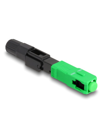 DELOCK σύνδεσμος οπτικής ίνας SC Simplex 87989, μαύρος DELOCK σύνδεσμος οπτικής ίνας SC Simplex 87989, μαύρος