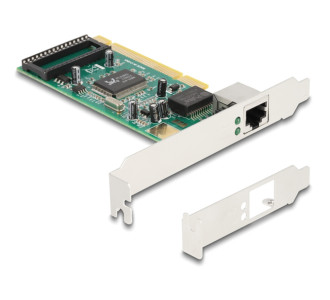 DELOCK κάρτα επέκτασης PCI σε 1x RJ45 Gigabit 88084, 1000Mbps