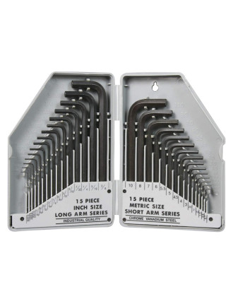 PROSKIT σετ κλειδιά Allen 8PK-027 σε σχήμα L, με θήκη, 30τμχ