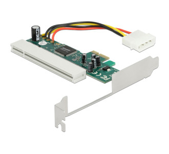 DELOCK κάρτα επέκτασης PCI Express σε PCI 32 Bit 5V 90062, Asmedia chip