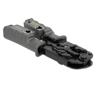 DELOCK εργαλείο πτύχωσης με απογυμνωτή & tester 90510, 8P/6P/4P