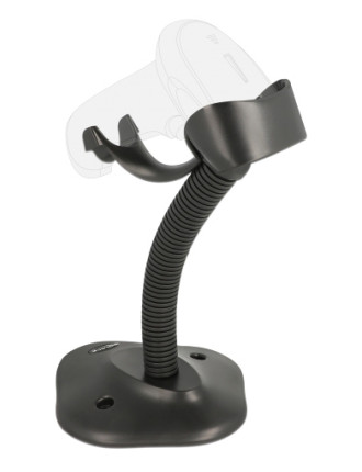 DELOCK βάση για barcode scanner 90555, εύκαμπτη, μαύρη