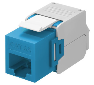 GOOBAY Keystone module RJ45 CAT 6A 90688, UTP, μπλε GOOBAY Keystone module RJ45 CAT 6A 90688, UTP, μπλε