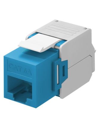 GOOBAY Keystone module RJ45 CAT 6A 90688, UTP, μπλε GOOBAY Keystone module RJ45 CAT 6A 90688, UTP, μπλε