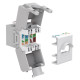 GOOBAY Keystone module RJ45 CAT 6A 90693, UTP, γκρι GOOBAY Keystone module RJ45 CAT 6A 90693, UTP, γκρι