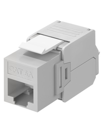 GOOBAY Keystone module RJ45 CAT 6A 90693, UTP, γκρι GOOBAY Keystone module RJ45 CAT 6A 90693, UTP, γκρι