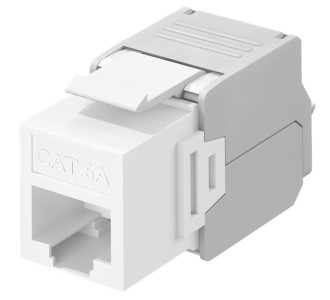 GOOBAY Keystone module RJ45 CAT 6A 90867, UTP, λευκό GOOBAY Keystone module RJ45 CAT 6A 90867, UTP, λευκό