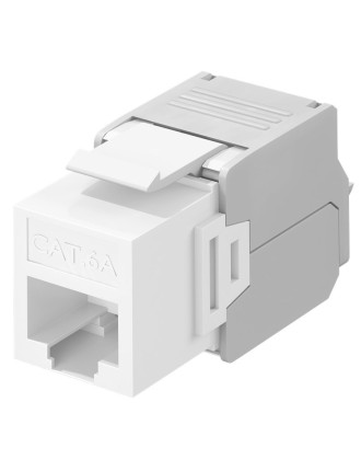 GOOBAY Keystone module RJ45 CAT 6A 90867, UTP, λευκό GOOBAY Keystone module RJ45 CAT 6A 90867, UTP, λευκό