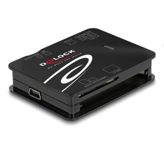 DELOCK card reader 91007 για Micro SD/SD/CF/MS/xD/M2, μαύρο DELOCK card reader 91007 για Micro SD/SD/CF/MS/xD/M2, μαύρο