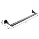 DELOCK cable management panel 91068 για rack 19", 1U, βάθος 40-90mm, μεταλλικό, μαύρο DELOCK cable management panel 91068 για rack 19", 1U, βάθος 40-90mm, μεταλλικό, μαύρο