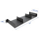 DELOCK ράφι για rack 19" 91069, 1U, βάθος 154mm, μαύρο DELOCK ράφι για rack 19" 91069, 1U, βάθος 154mm, μαύρο