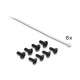 DELOCK patch panel 91087 για rack 19", 1U, 24 θυρών, CAT 6 UTP, με LED, μαύρο