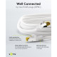 GOOBAY καλώδιο δικτύου 91091, CAT 7 S/FTP, copper, 500MHz, 1m, λευκό GOOBAY καλώδιο δικτύου 91091, CAT 7 S/FTP, copper, 500MHz, 1m, λευκό