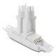 DELOCK σύνδεσμος LSA 91126, CAT 6A unshielded, tool-free, λευκός DELOCK σύνδεσμος LSA 91126, CAT 6A unshielded, tool-free, λευκός