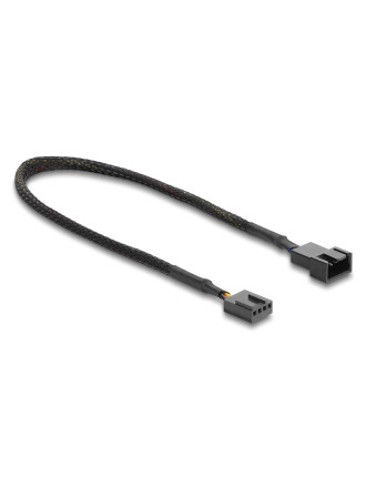DELOCK καλώδιο προέκτασης 4pin PWM 91360 για ανεμιστήρες, 30cm, μαύρο DELOCK καλώδιο προέκτασης 4pin PWM 91360 για ανεμιστήρες, 30cm, μαύρο
