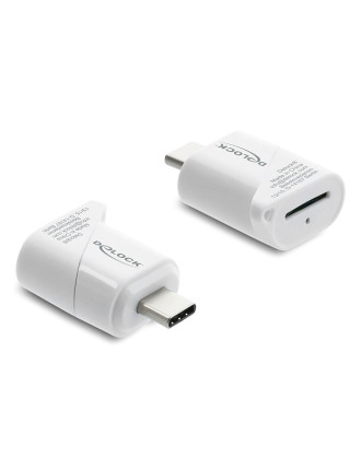 DELOCK card reader 91427 για micro SD, USB-C σύνδεση, 5Gbps, λευκό DELOCK card reader 91427 για micro SD, USB-C σύνδεση, 5Gbps, λευκό