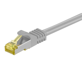 GOOBAY καλώδιο δικτύου 91567, CAT 7 S/FTP, copper, 500MHz, 0.25m, γκρι