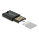 DELOCK USB card reader 91603 για κάρτες μνήμης micro SD, μαύρο DELOCK USB card reader 91603 για κάρτες μνήμης micro SD, μαύρο