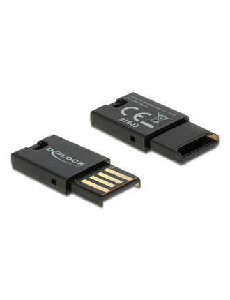 DELOCK USB card reader 91603 για κάρτες μνήμης micro SD, μαύρο DELOCK USB card reader 91603 για κάρτες μνήμης micro SD, μαύρο