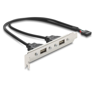 DELOCK κάρτα επέκτασης USB 9pin σε 2x USB 2.0 91800, 480Mbps DELOCK κάρτα επέκτασης USB 9pin σε 2x USB 2.0 91800, 480Mbps