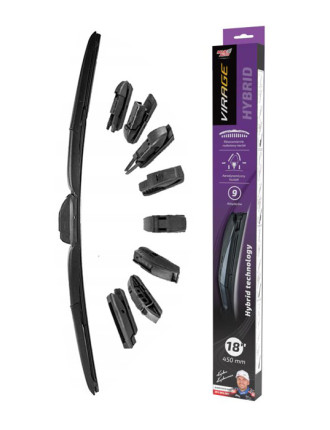 MOJE AUTO υαλοκαθαριστήρας Hybrid 92-H18, 18" (450mm), 9 αντάπτορες