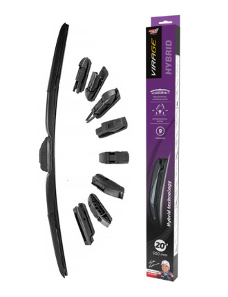 MOJE AUTO υαλοκαθαριστήρας Hybrid 92-H20, 20" (500mm), 9 αντάπτορες MOJE AUTO υαλοκαθαριστήρας Hybrid 92-H20, 20" (500mm), 9 αντάπτορες