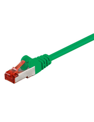 GOOBAY καλώδιο δικτύου 92454, CAT 6 S/FTP, copper, 250MHz, 0.15m, πράσινο