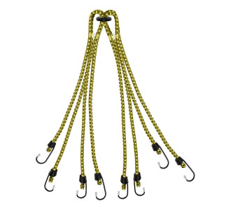 MOJE AUTO ιμάντας πρόσδεσης φορτίου 93-026, χταπόδι, 80cm, κίτρινος