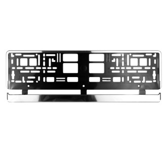 MOJE AUTO πλαίσιο πινακίδας αυτοκινήτου 93-036, 17.5x1.4x52.6cm, μαύρο