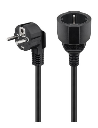 GOOBAY μπαλαντέζα ρεύματος 93093, schuko, 3m, μαύρη GOOBAY μπαλαντέζα ρεύματος 93093, schuko, 3m, μαύρη