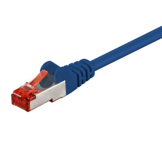 GOOBAY καλώδιο δικτύου 93211, CAT 6 S/FTP, copper, 250MHz, 0.25m, μπλε