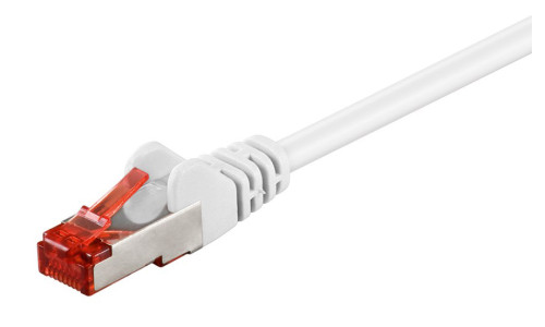 GOOBAY καλώδιο δικτύου 93505, CAT 6 S/FTP, copper, 250MHz, 2m, λευκό