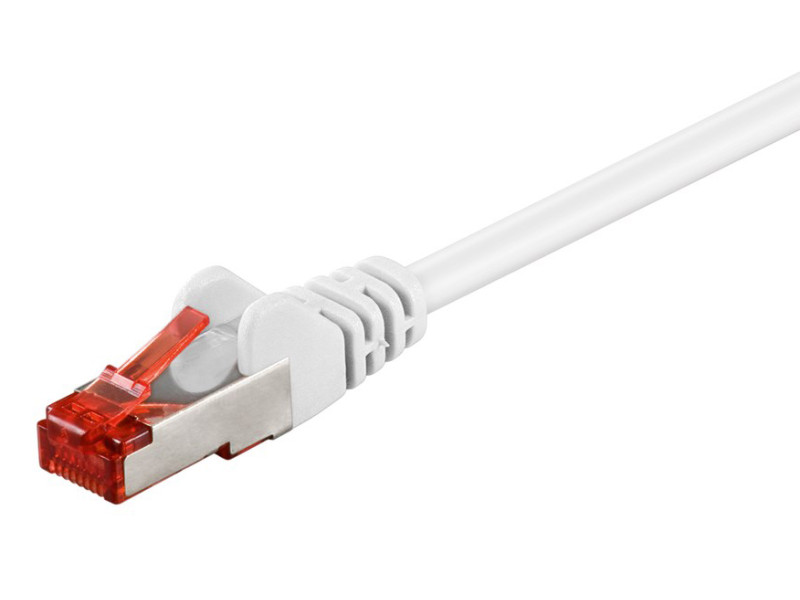 GOOBAY καλώδιο δικτύου 93505, CAT 6 S/FTP, copper, 250MHz, 2m, λευκό