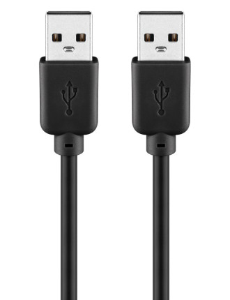 GOOBAY καλώδιο USB 2.0 Type A 93594, copper, 3m, μαύρο