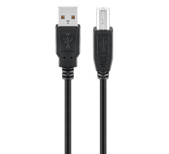 GOOBAY καλώδιο USB 2.0 σε USB Type B 93596, 1.8m, μαύρο GOOBAY καλώδιο USB 2.0 σε USB Type B 93596, 1.8m, μαύρο