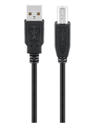 GOOBAY καλώδιο USB 2.0 σε USB Type B 93596, 1.8m, μαύρο