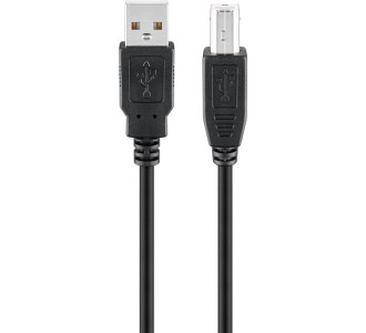GOOBAY καλώδιο USB 2.0 σε USB Type B 93597, 3m, μαύρο GOOBAY καλώδιο USB 2.0 σε USB Type B 93597, 3m, μαύρο