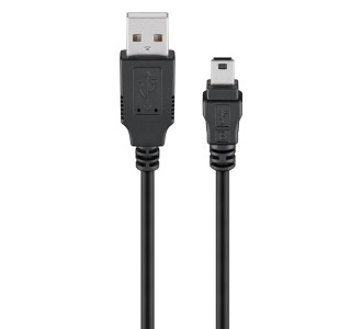 GOOBAY καλώδιο USB 2.0 σε USB Mini 93623, copper, 1.5m, μαύρο GOOBAY καλώδιο USB 2.0 σε USB Mini 93623, copper, 1.5m, μαύρο