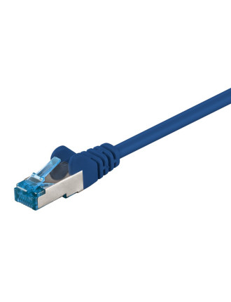GOOBAY καλώδιο δικτύου 93656, CAT 6A S/FTP, 500 MHz, Copper, 0.5m, μπλε