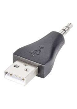 GOOBAY αντάπτορας USB σε 3.5mm jack 93981, 3pin, μαύρο