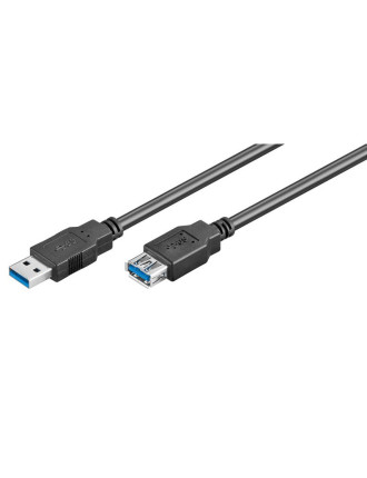GOOBAY καλώδιο USB 3.0 σε USB (F) 93998, copper, 1.8m, μαύρο GOOBAY καλώδιο USB 3.0 σε USB (F) 93998, copper, 1.8m, μαύρο