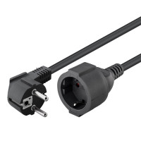 GOOBAY μπαλαντέζα προέκταση ρεύματος 94700, schuko, 3x 1.5mm², 2m, μαύρη