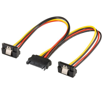 GOOBAY καλώδιο SATA Standard σε 2 SATA-Standard 90 °, 0.2m