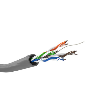 GOOBAY καλώδιο δικτύου 95410, CAT 5e U/UTP, CCA, 305m, γκρι