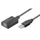 GOOBAY καλώδιο προέκτασης USB 95439, active, 480Mbps, 5m, μαύρο GOOBAY καλώδιο προέκτασης USB 95439, active, 480Mbps, 5m, μαύρο