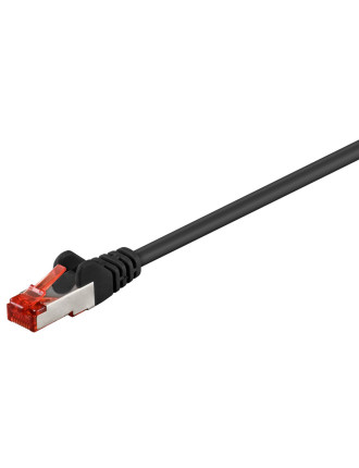GOOBAY καλώδιο δικτύου 95478, CAT 6 S/FTP (PiMF), CCA, 1m, μαύρο