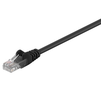 GOOBAY καλώδιο δικτύου 95562, CAT 5e U/UTP, CCA, PVC, 1.5m, μαύρο