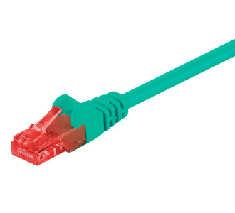 GOOBAY καλώδιο δικτύου 95592, CAT 6 U/UTP, CCA, 250MHz, 1.5m, πράσινο
