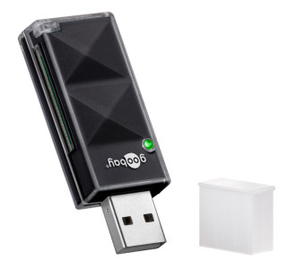 GOOBAY card reader 95682 για SD κάρτα μνήμης, 480 Mbps, μαύρο GOOBAY card reader 95682 για SD κάρτα μνήμης, 480 Mbps, μαύρο