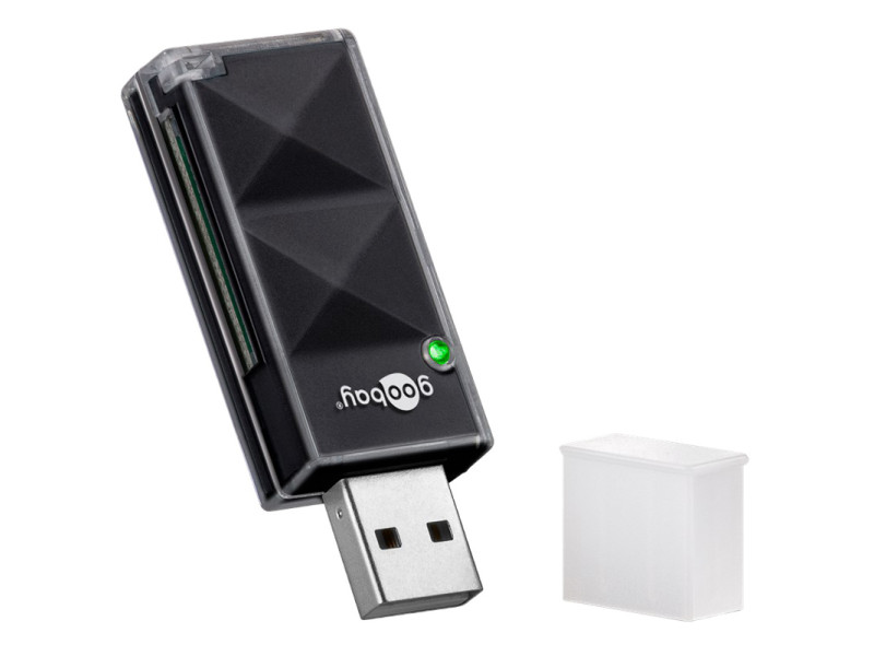 GOOBAY card reader 95682 για SD κάρτα μνήμης, 480 Mbps, μαύρο